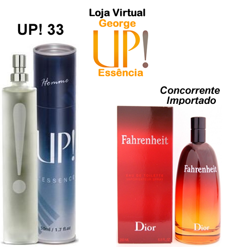 Perfume Masculino UP!33 Fahrenheit 50 ml