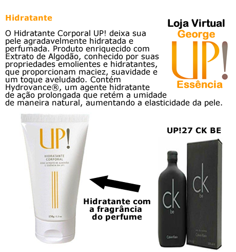Hidratante Corporal UP!27 CK BE 150g