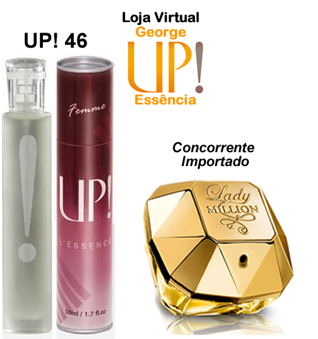 Perfume Feminino UP!46 Lady Million 50 ml