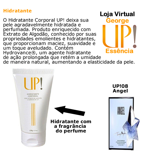 Hidratante Corporal UP!08 Angel 150g