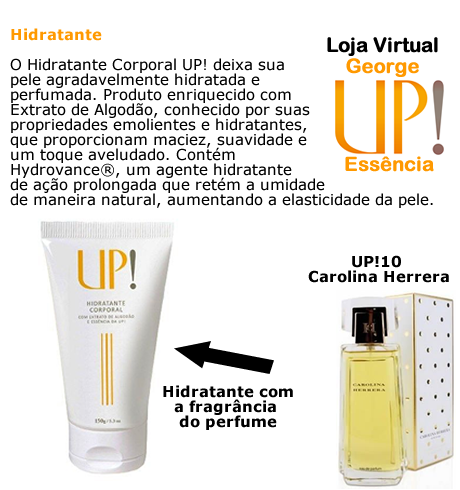 Hidratante Corporal UP!10 Carolina Herrera 150g